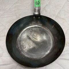 伊勢工業 鉄製フライパン 28cm 厨房 厨房機器 店舗 店舗用品 調理器具 キッチン用品 スキレット 本格鍋 片手鍋 中華鍋 ② Y2321の画像