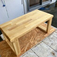 テーブル　①　ハンドメイド　集成材使用の画像