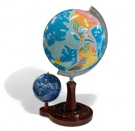 奥村越山堂 アシカの地球儀　昭和レトロ ヴィンテージ オブジェ 古道具 奥村越山堂 アシカの地球儀 昭和レトロ ヴィンテージ オブジェ 古道具