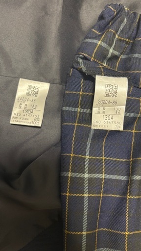 白鷺小学校 制服 130 男の子用