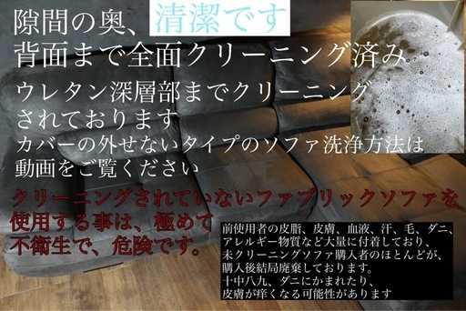 ☑️メル売約済　ジモ現金特価　首都圏送無料〜TEREVISO24万トレビソ スモール レザテクス カウチソファ　