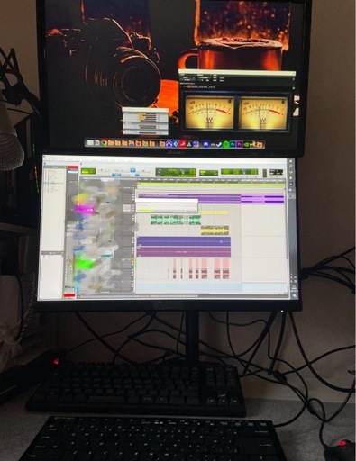 【ゲーミングモニター2枚＋アームセット】ご相談でお値下げ可／24インチ×2／