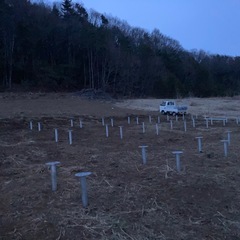 太陽光発電設備設置の作業補助の画像