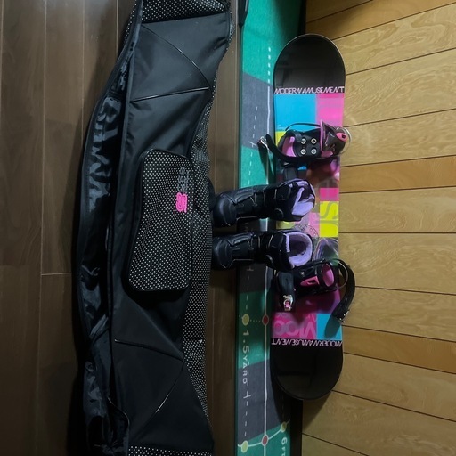 値下げブーツ売れました。スノーボード3点セット　美品