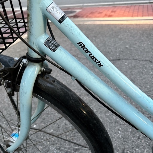 自転車 ママチャリ 26インチ リアキャリア付き