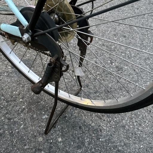 自転車 ママチャリ 26インチ リアキャリア付き