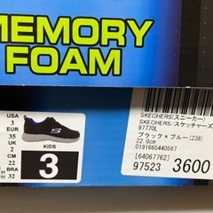 未使用　スケッチャーズスニーカー　22cmの画像