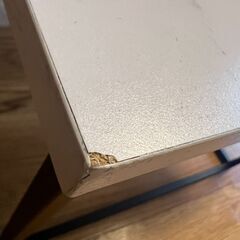 500円！大理石調ローテーブル｜アイアン脚・長方形｜約120×60×38cm｜美デザイン／車で引取推奨｜南堀江 3,000円の画像