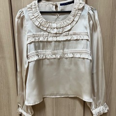 値下げ‼️【1着440円】レトロガーリーなブラウス　2種類の画像