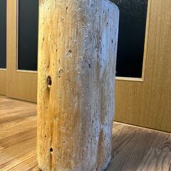 丸太スツール／観葉植物スタンド／ナチュラルインテリア｜高さ約40cm｜無塗装・一点物の画像