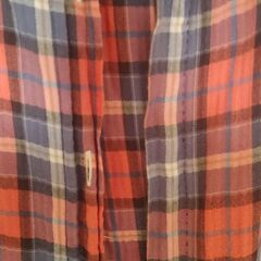 【訳あり】チェック柄 チュニックワンピースの画像