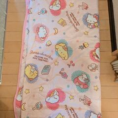 シングル 敷パット ミッフィー クロミちゃん キティ 無地の画像