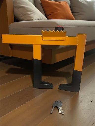 大型RV車タイヤロック 盗難防止 リム径：15〜22.5インチ タイヤ幅：180mm〜400mm スチール トラック/キャンピングカー クラージュ KS-150 ht