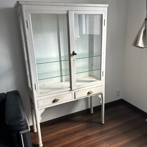 アンティーク　ヴィンテージ　医療棚