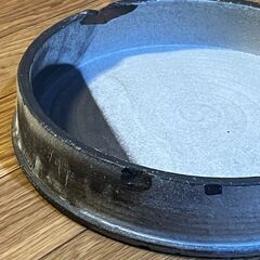 モダン陶器トレイ 2点セット｜インテリア収納や小物入れに◎ 美品の画像