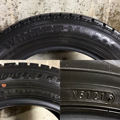 B-40 タイヤ 中古 DUNLOP STUDLESS WINTERMAXX  WM02 215/60R17の画像