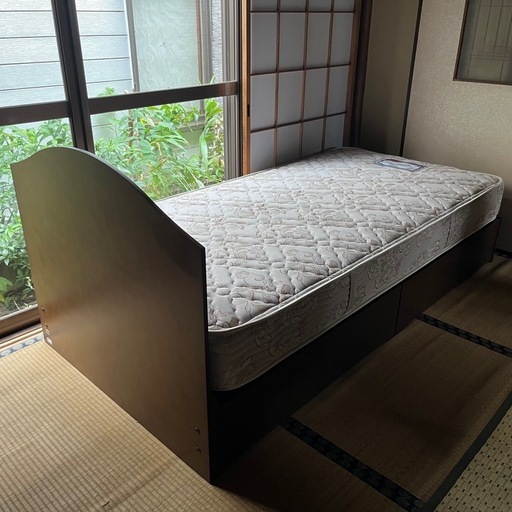 【引取先が決まりました】シモンズ　シングルベッドマットレスセット