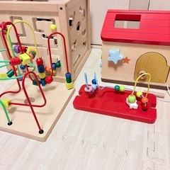 赤ちゃん向けおもちゃのセット（エド・インター、モンテッソーリ）の画像