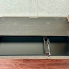 未使用 ニトリ サイドボード セーラル3 CHN-GY キッチン収納棚 キャビネット 幅120×奥行39.5×高さ80(cm)の画像
