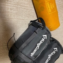 テント　寝袋x2
の画像