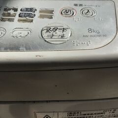 (お取り引き中
)【無料】 洗濯機  東芝  AW-80DM 2014年製の画像