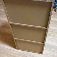木目調カラーボックス３段の画像