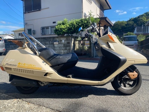 【HONDA ホンダ】フュージョン Fusion スクーター ベージュ 二人乗り