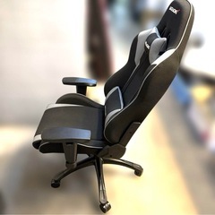 美品/AKRACING/Wolf/ゲーミングチェア/ブラック/グレーの画像