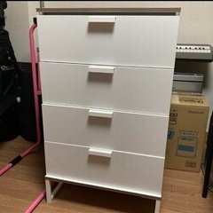 IKEA TRYSIL トリスィル 4段チェスト ホワイトの画像