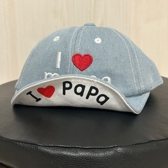I❤️mama＆papa ベビー帽子の画像