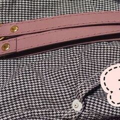 千鳥格子柄＊ポーチ サコッシュ ポシェット＊綿100の画像