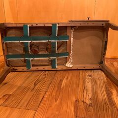 アンティーク調 テレフォンベンチ 電話台付きチェア 猫脚 クラシック家具 レトロの画像