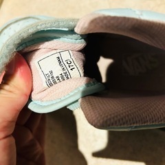 キッズ　17cm VANS ディズニー　ベル　二足スニーカー　の画像