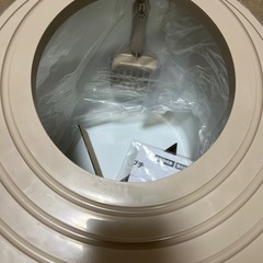 【新品未使用】アイボリー 上から猫トイレプチの画像