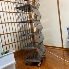 スチール製　スタッキングラック　5段の画像