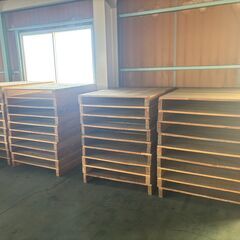 【引取限定】工場用木製パレット　ハンドリフト対応　の画像