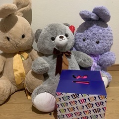 テディベア　くま　うさぎ　ビッグぬいぐるみ　まとめ売りの画像