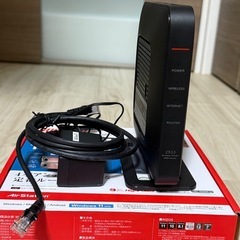 BUFFALO Wi-Fiルーター WSR-2533DHPLB-BKの画像