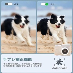 デジカメ 4Kデジタルカメラ コンパクトカメラ 30FPS HD 1080P動画の画像