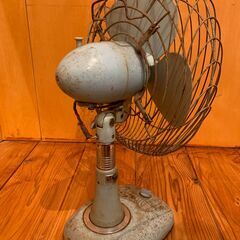 昭和レトロ 扇風機 SANYO 三洋電機 可動品 ヴィンテージ家電 インテリア アンティークファンの画像