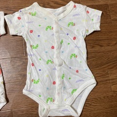 スヌーピー　はらぺこあおむし　60  肌着の画像