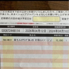 楽ちんヒアリング SK-05 片耳セット 集音器 充電器セットの画像