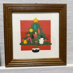 さくらほりきり　クリスマス　額縁飾り３枚セットの画像