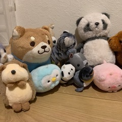 小さな動物のぬいぐるみ　まとめ売りの画像