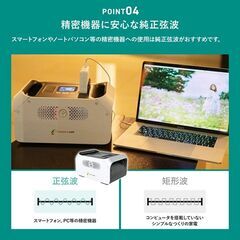 新品未使用【ポータブル電源】899Wh 大容量 249,600mAh 蓄電池 アウトドア 防災 車中泊 LEDライト付の画像