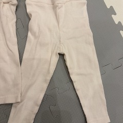 未使用　バースデイ　白ズボン　80  子ども服の画像