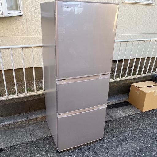 東芝(GR-H34SY)330L冷蔵庫・自動製氷・2016年製