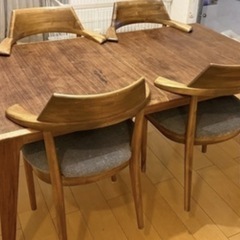 急募⭐︎お値引可/L-EDDA ダイニングセットの画像