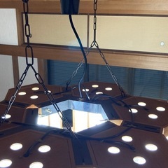 【超美品】【応接間】電球　照明器具　提灯の画像