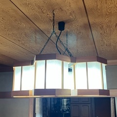 【超美品】【応接間】電球　照明器具　提灯の画像